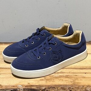 Spenco Blue Suede sneakers Size 9.5B A46
